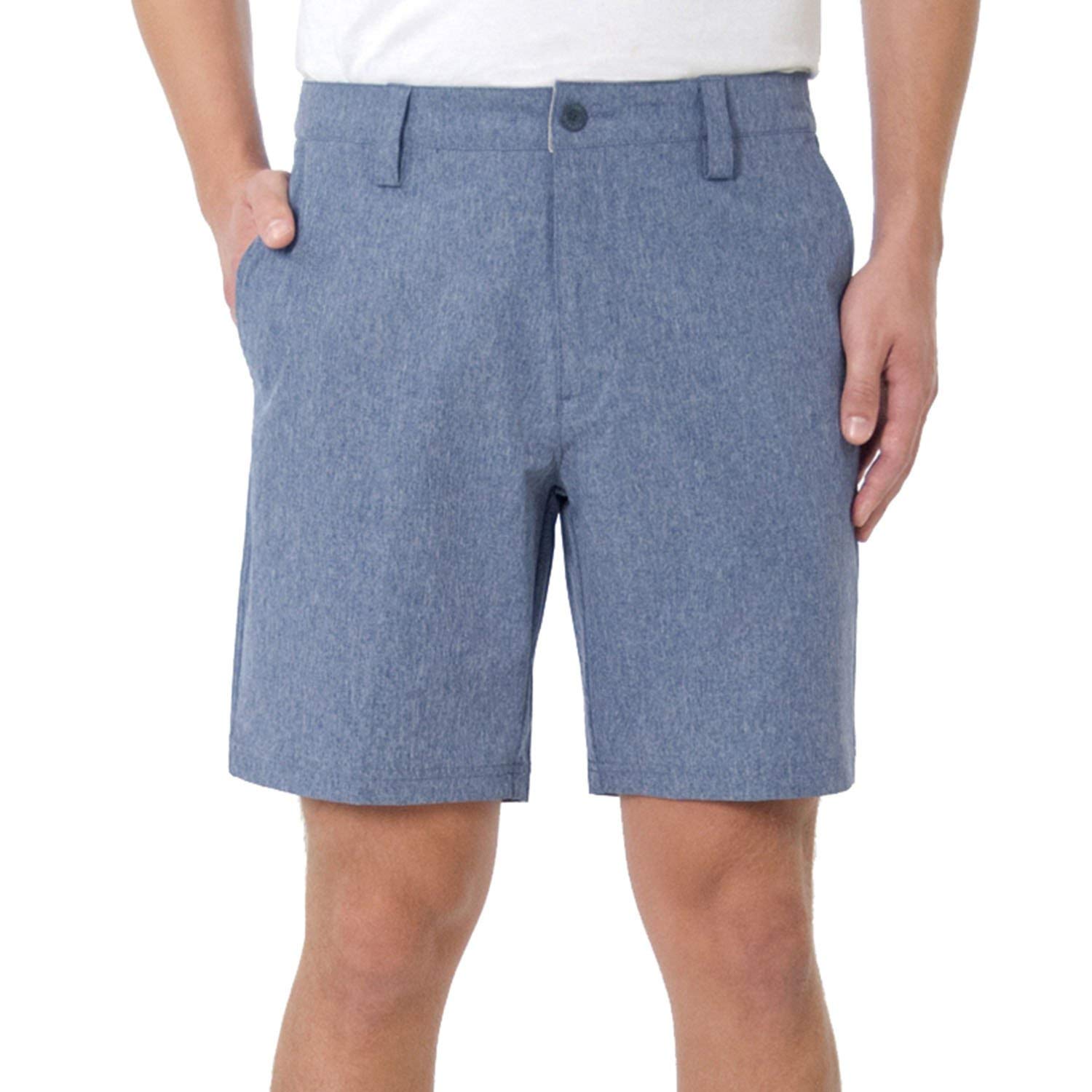 Tori Richard Men's Standard Fit Surf N Turf Performance Shorts - Quick-Dry, Comfortable & Stylish Swim Trunks for Beach, Pool & Outdoor Activities - Navy Blue