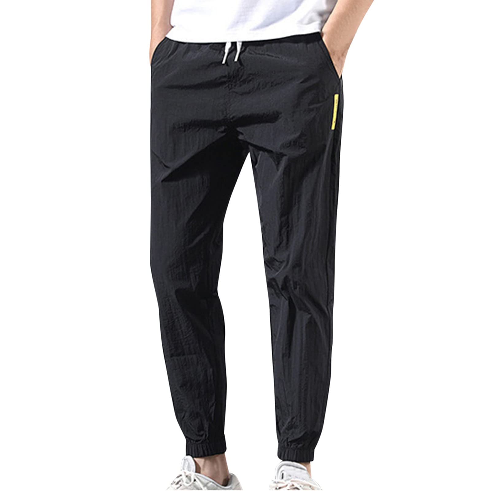 Men's Dress Pants - Fashionable Slim Fit Trousers with Elastic Waist & Tapered Leg | Plus Size & Loose Fit Options | Perfect for Office, Business Casual & Formal Occasions