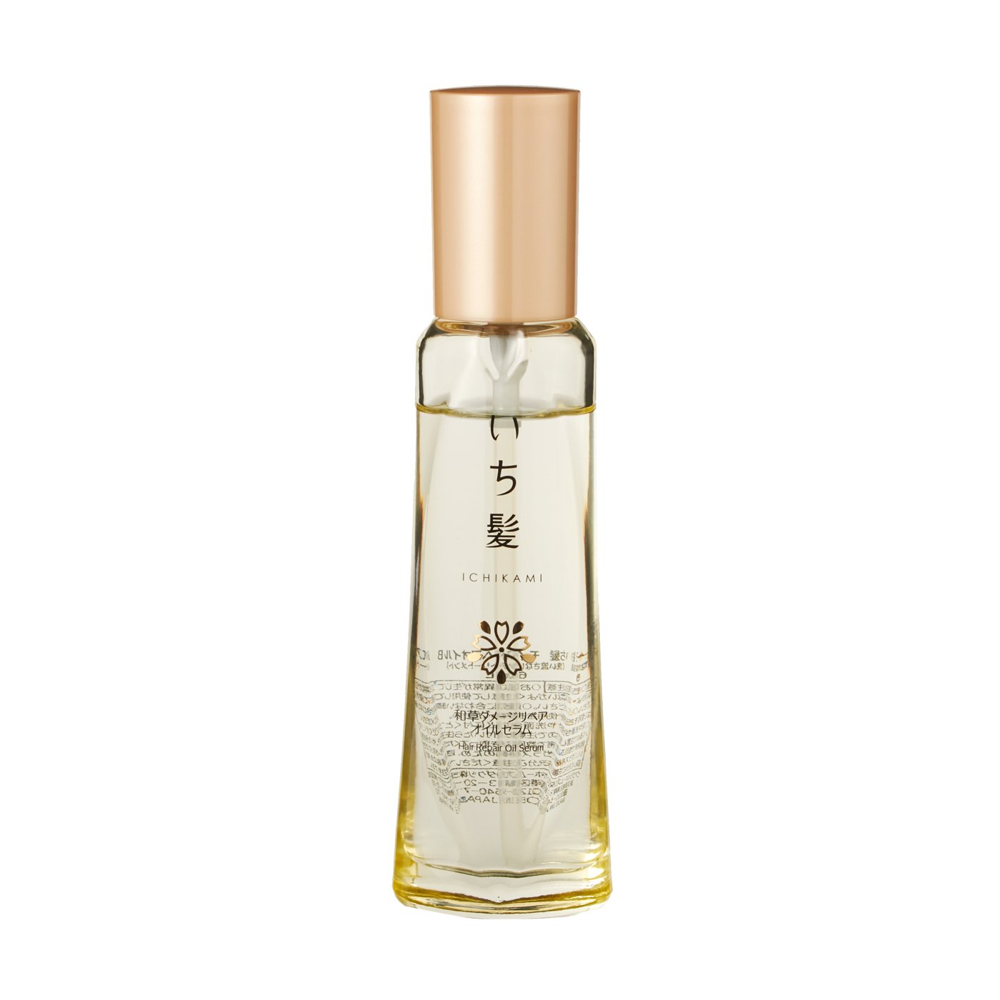 Kracie Ichikami Japanese Herbal Damage Repair Hair Oil Serum 60ml | Natural Hair Treatment for Dry, Damaged Hair | Perfect for Daily Hair Care & Styling