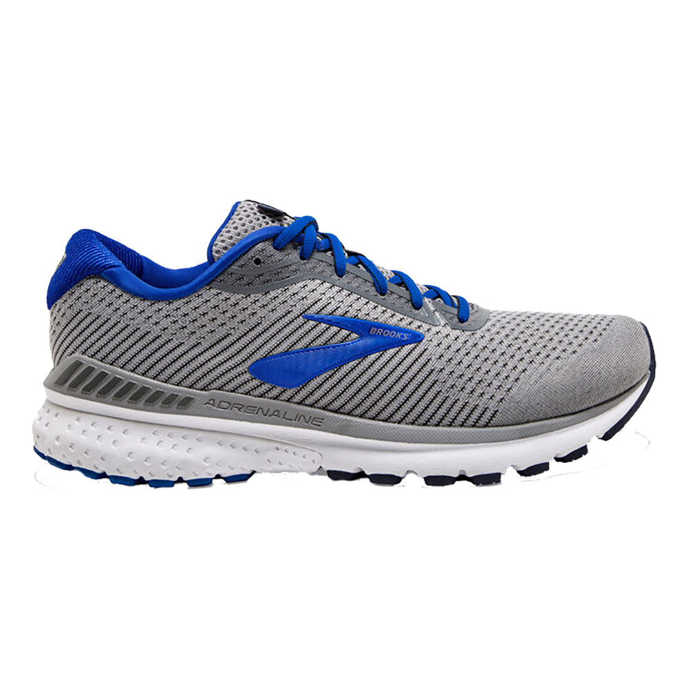 Brooks Adrenaline GTS 20 Grey Men's Running Shoes - Stability & Support for Road Running, Jogging, Gym Workouts & Daily Walking