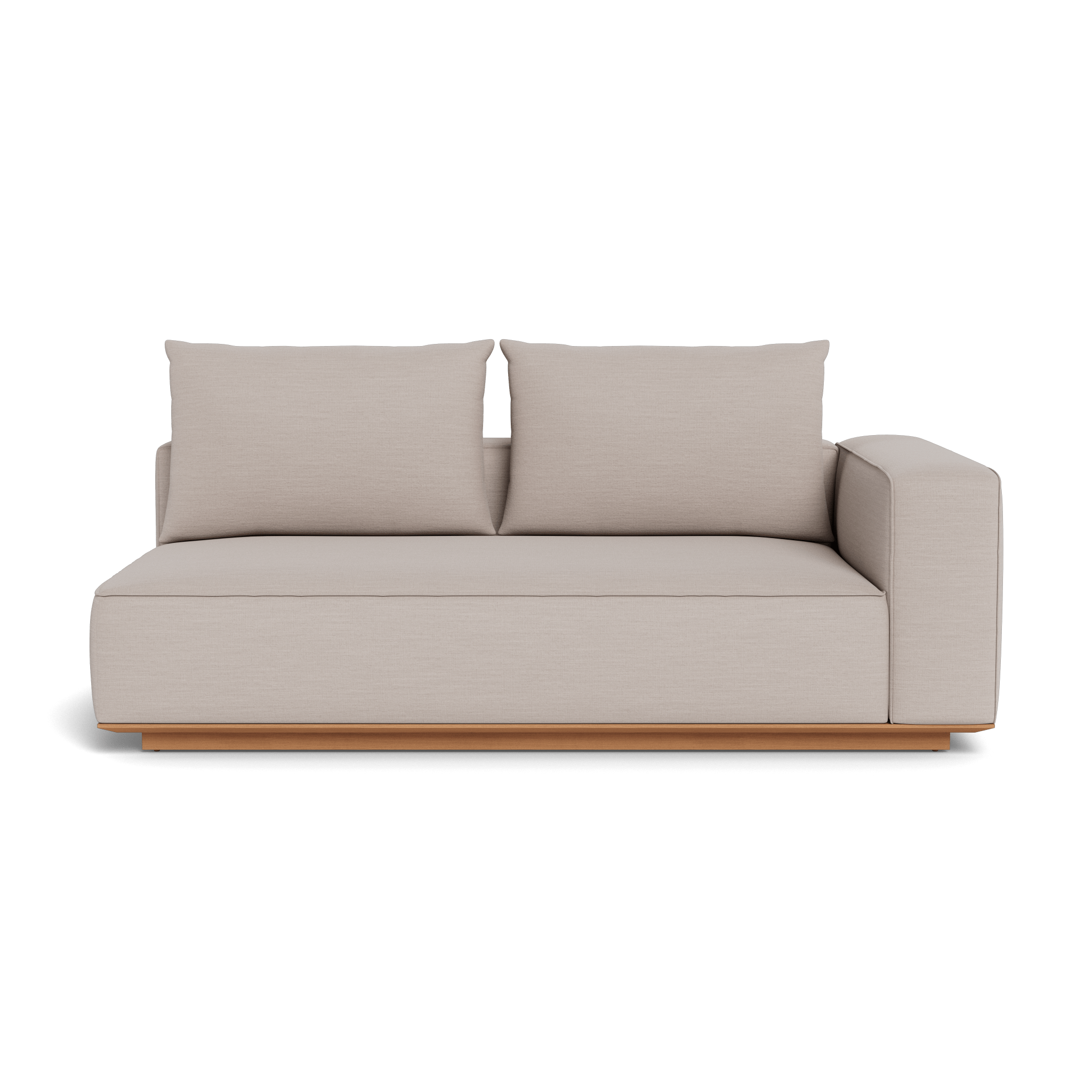Santorini Outdoor Long Return Right Sectional Sofa Set - Perfect for Patio, Garden, and Poolside Relaxation