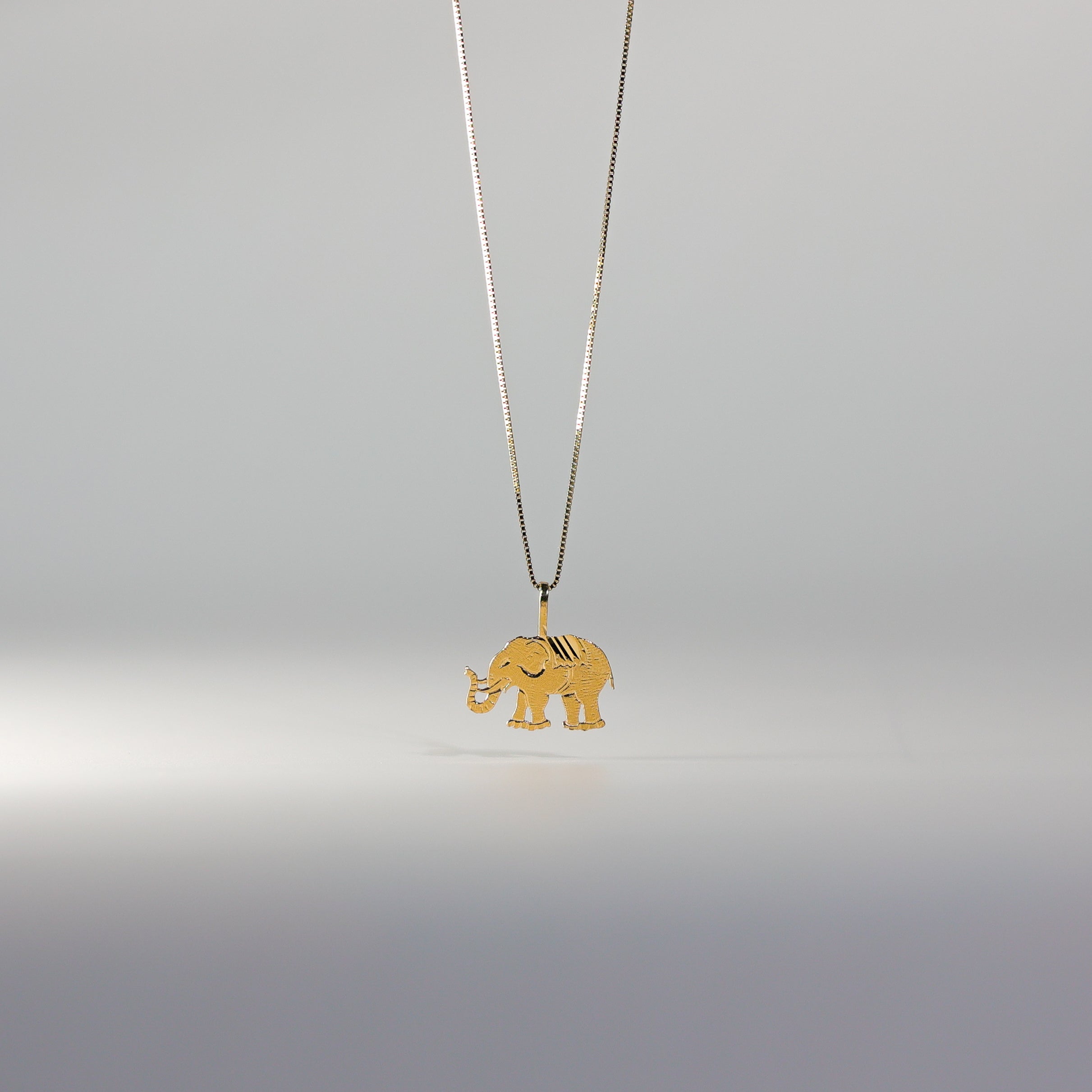 Elegant Gold Dainty Elephant Charm Pendant - Model 1629 | Perfect for Necklaces, Bracelets & Jewelry Making | Spiritual & Fashion Accessory Gift