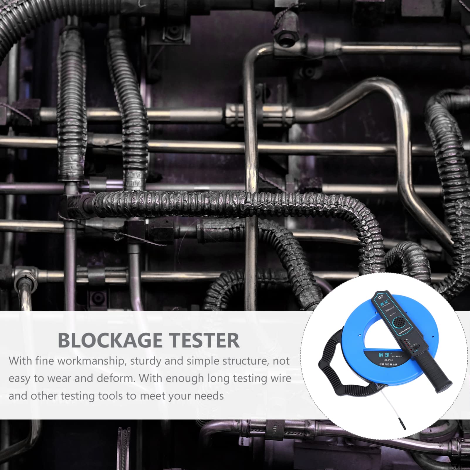 Wall Scanner & Pipe Blockage Detector - Professional Plumbing Tool for Locating Clogs in Pipes & Drains | Ideal for Home Inspection, Plumbing Repairs & DIY Projects