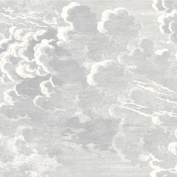Cole & Son Wallpaper - Nuvolette Soot Snow Print 114/28055 | Premium Floral Design for Living Room & Bedroom Decor