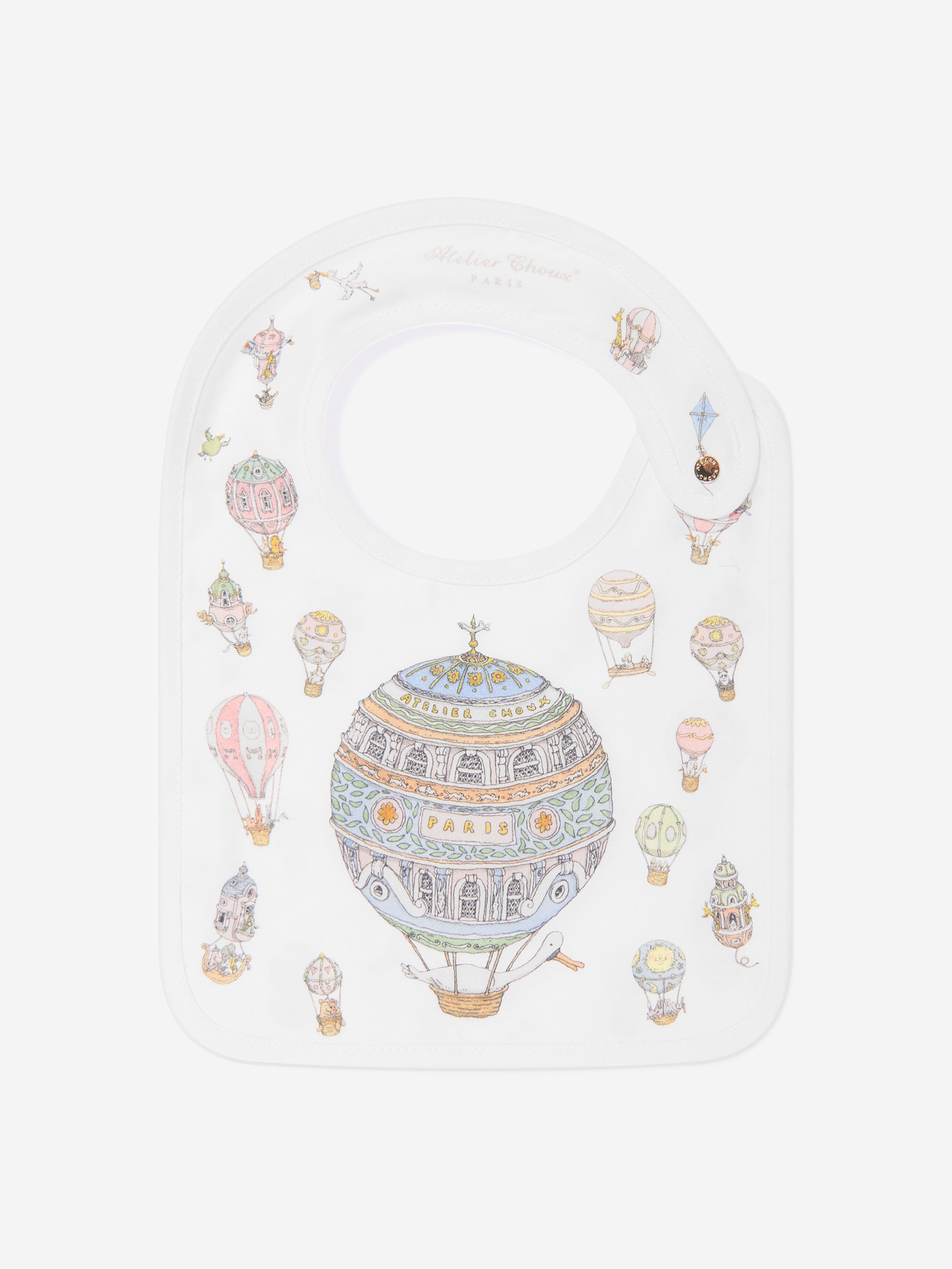 Atelier Choux Premium Baby Gift Set - White | Luxury Newborn Essentials for Shower, Christening & First Birthday Gifts | Soft Organic Cotton Blanket & Accessories