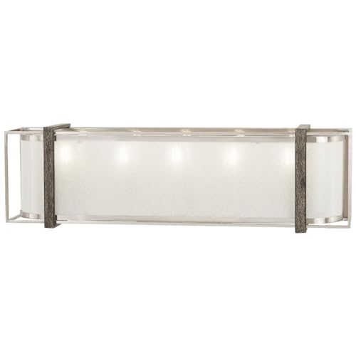 Minka Lavery 4565-098 Tyson's Gate 5-Light Bathroom Vanity Lighting - 300W Brushed Nickel Wall Sconce for Bathroom, Powder Room & Dressing Area