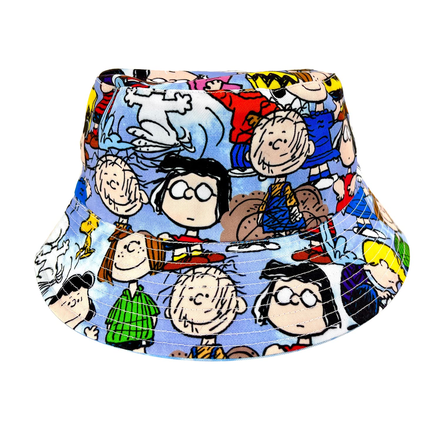 Peter Grimm Peanuts Cartoon Collection Unisex Bucket Hats - Snoopy & Gang Character Design for Outdoor, Beach, and Casual Wear