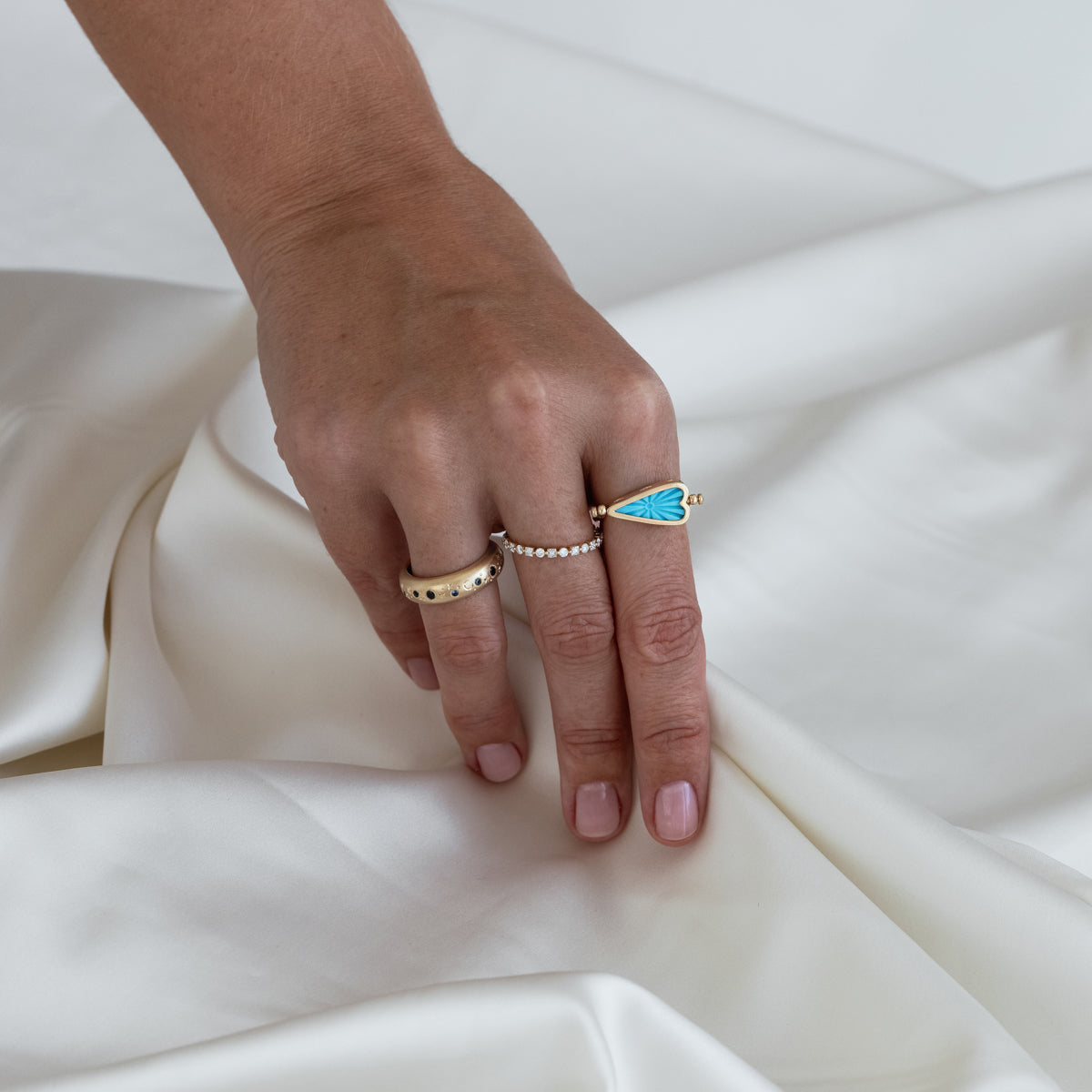 Wild Heart Flip Ring - Dainty Adjustable Stackable Ring for Women - Perfect for Layering, Gifts & Everyday Wear