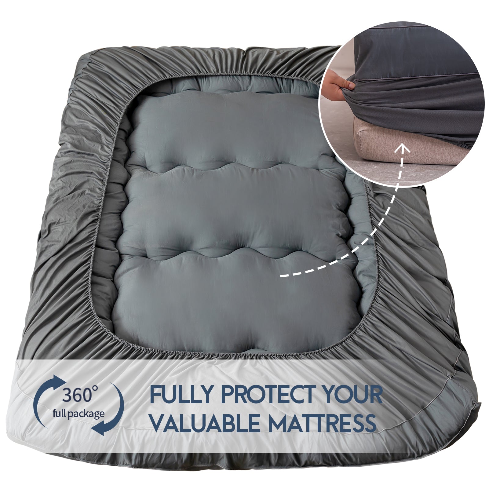 MAXYOYO Extra Thick 8-Inch Cooling Mattress Topper - 21