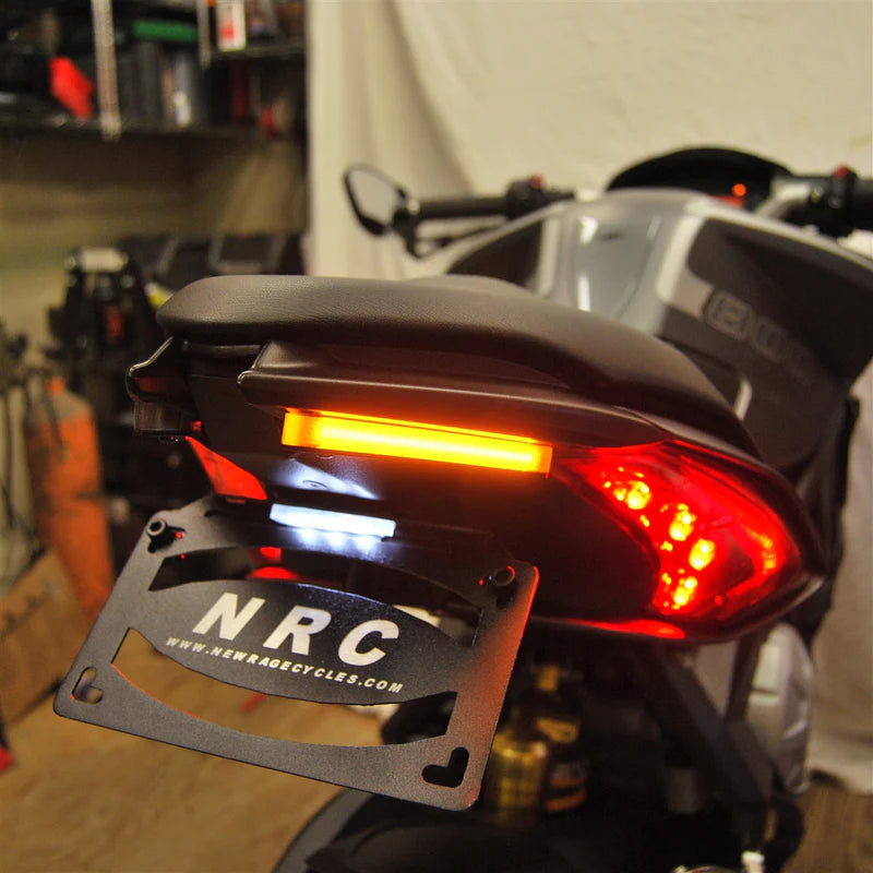 MV Agusta Dragster 800/RR Fender Eliminator Kit (2015-2018) - Motorcycle Tail Tidy for Clean Rear End Look - Perfect for Street Riding and Custom Bike Builds