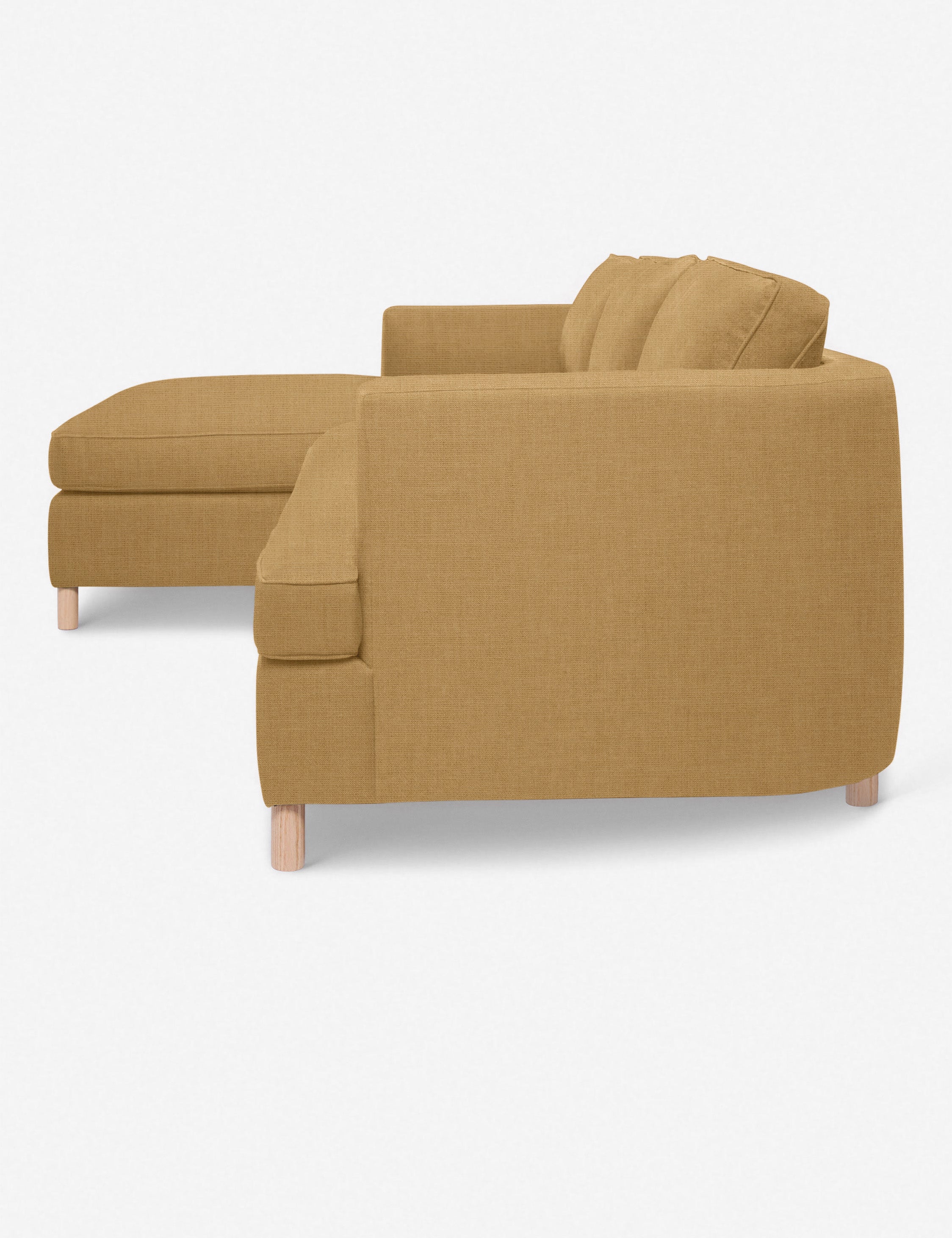 Belton Sectional Sofa by Ginny Macdonald - Modern L-Shaped Couch for Living Room, Family Room & Lounge | Comfortable Fabric Upholstery