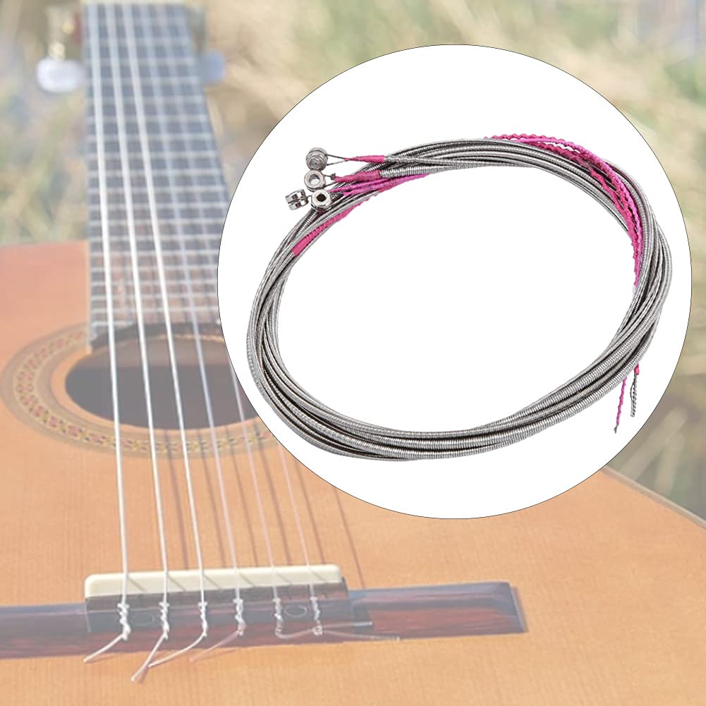 Professional Electric Bass Guitar Strings - Nickel Copper Alloy Core with Red Velvet Winding for Enhanced Tone & Durability | Perfect for Studio Recording, Live Performances & Professional Musicians