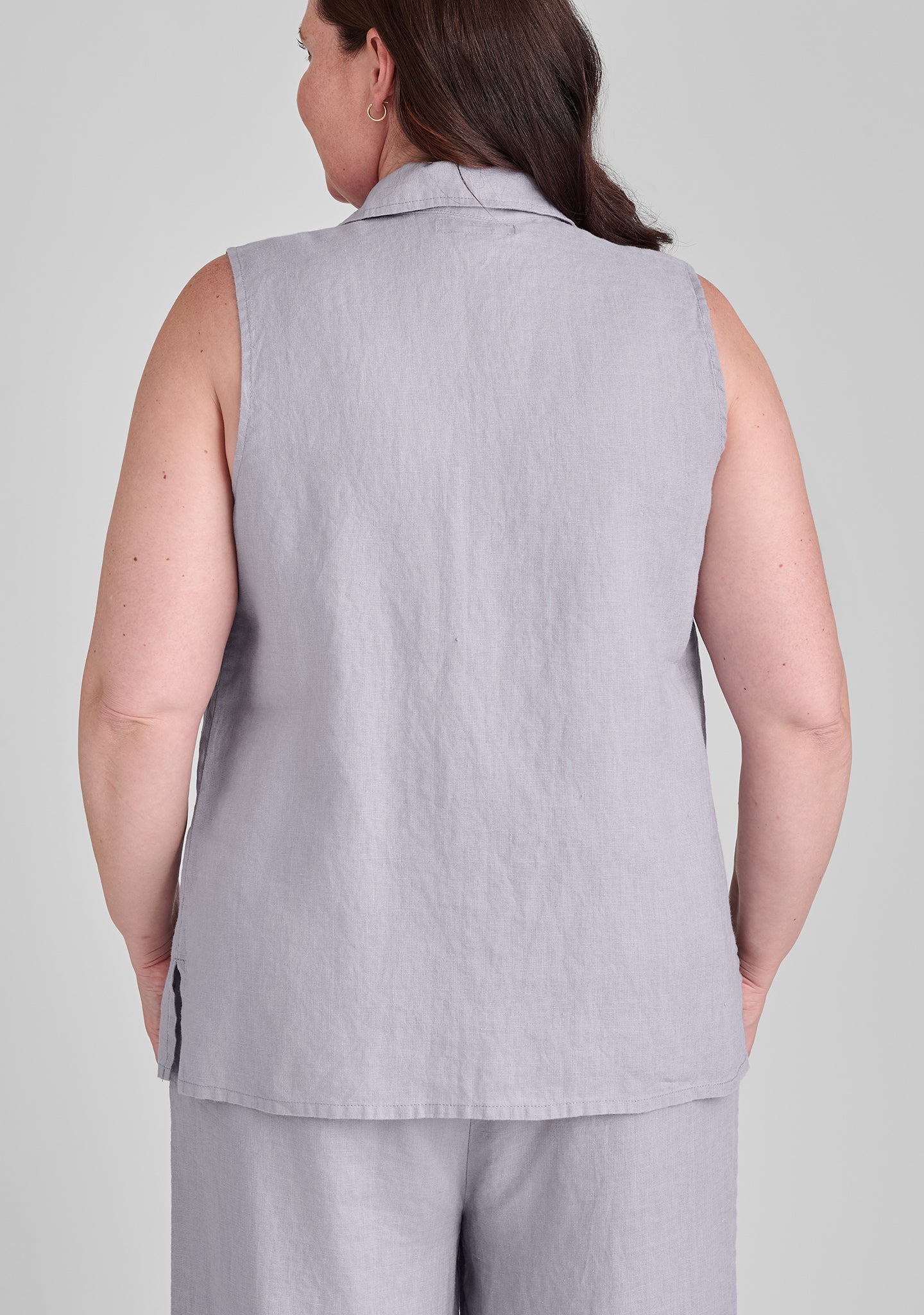 Breathable Sleeveless Linen Blouse for Women - Lightweight Summer Tank Top - Perfect for Beach, Vacation & Casual Outings