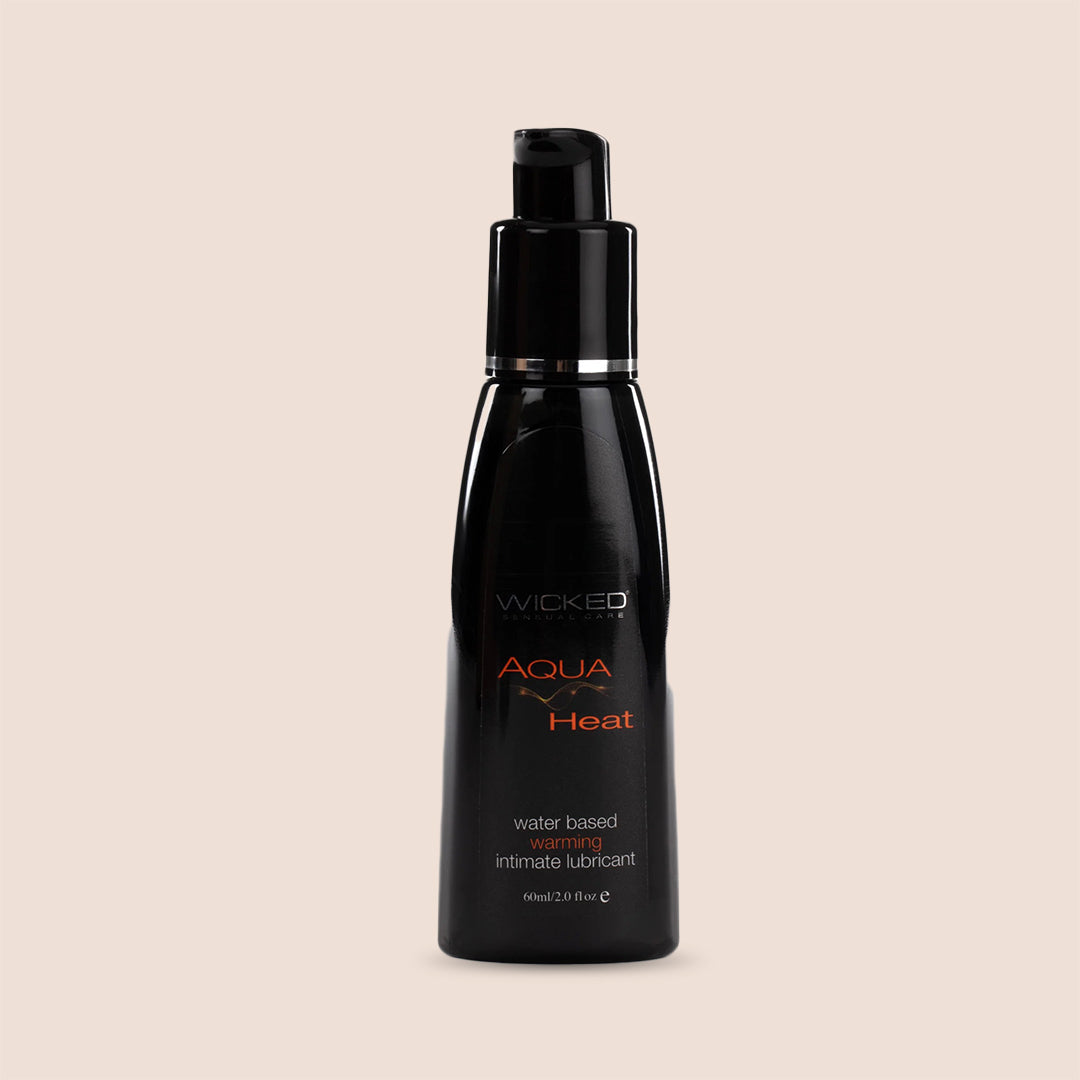 Wicked Aqua Heat Water-Based Warming Lubricant for Enhanced Intimacy & Sensual Massage