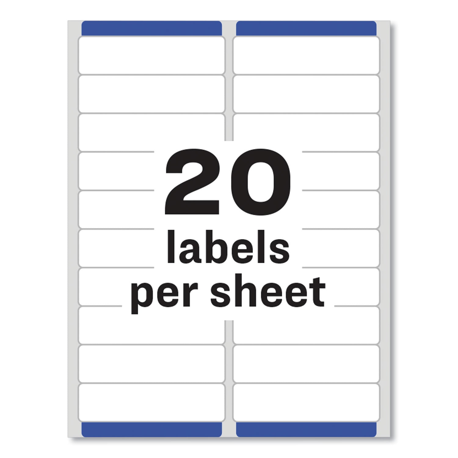 Avery® Easy Peel White Address Labels with Sure Feed Technology for Inkjet Printers - 1