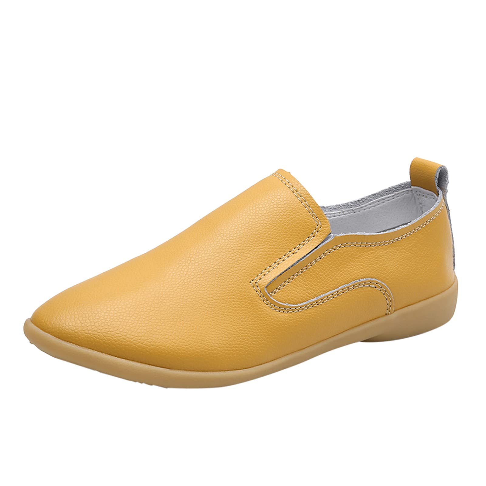 Breathable Women's Lace-Up Flats - Comfortable Casual Shoes with Low Arch Support for Walking, Work & Everyday Wear
