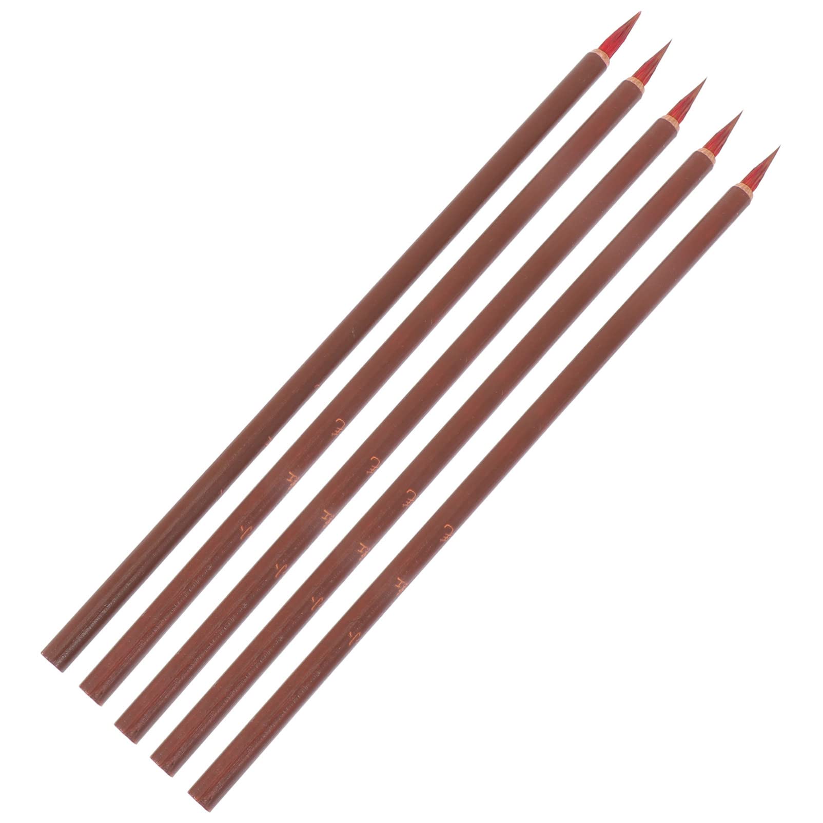 Premium Chinese Calligraphy Brush Set - 5pcs Traditional Sumi Drawing Brushes for Art Painting, Gouache, Fine Detailing & Inking | Ideal for Students, Artists & Calligraphy Enthusiasts | Perfect for Canvas, Watercolor Paper & Ink Wash Painting