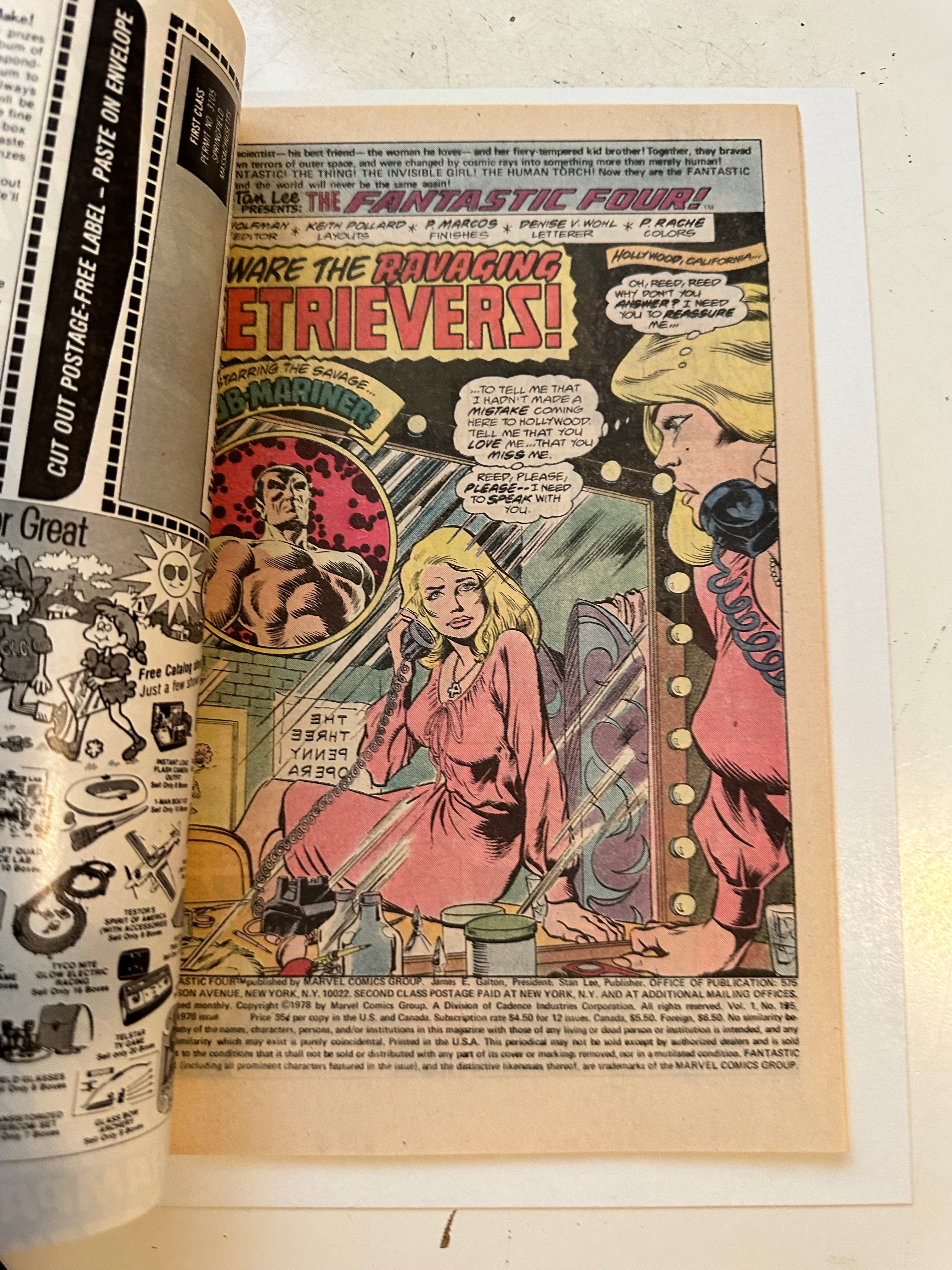 Fantastic Four #1978 High Grade Comic Book - Rare Collectible Edition for Marvel Fans & Comic Book Collectors - Perfect for Display, Gifts & Investment