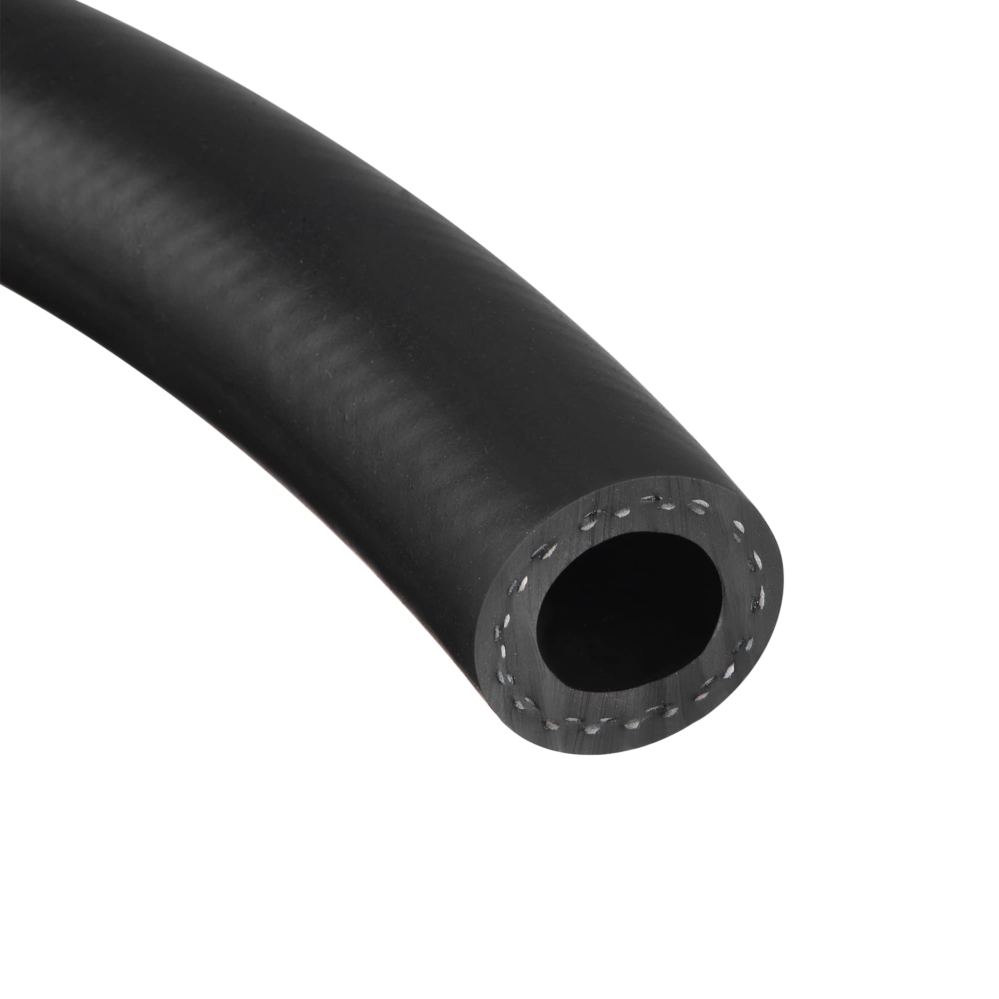 uxcell 16mm ID 27mm OD Black Fuel Line Hose - 2ft Small Engine Oil Hose for Lawn Mowers, Generators & Power Tools | High Temperature Resistant Gasoline & Diesel Fuel Transfer