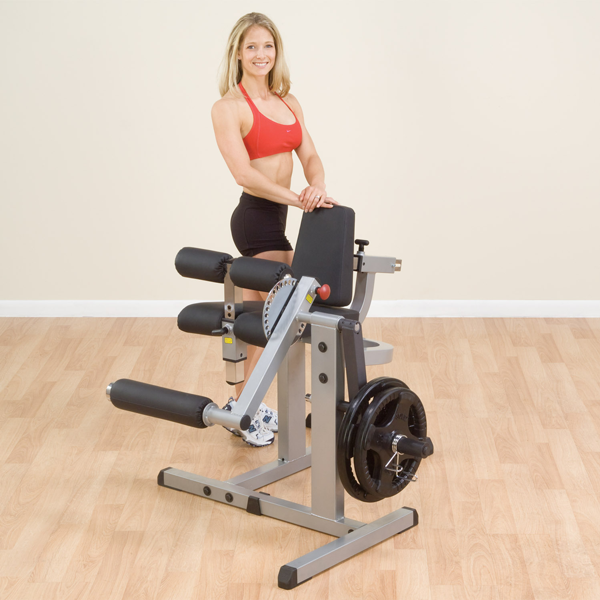 Body Solid CAM Series Seated Leg Extension & Leg Curl Machine - GCEC340 Strength Training Equipment for Home Gym & Professional Use