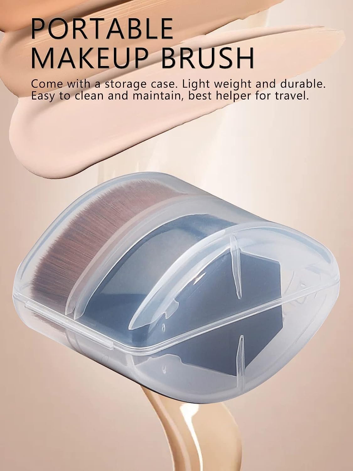 LA VENUST Flawless Flat Makeup Foundation Brush - Professional Cosmetics Brush for Women - Pack of 1 - Perfect for Liquid & Cream Foundation Application