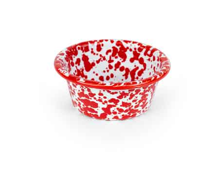 Premium Red Marble Ramekin Set of 4 - Elegant Condiment Dishes for Serving Sauces, Dips & Desserts - Perfect for Dinner Parties, Entertaining & Home Decor