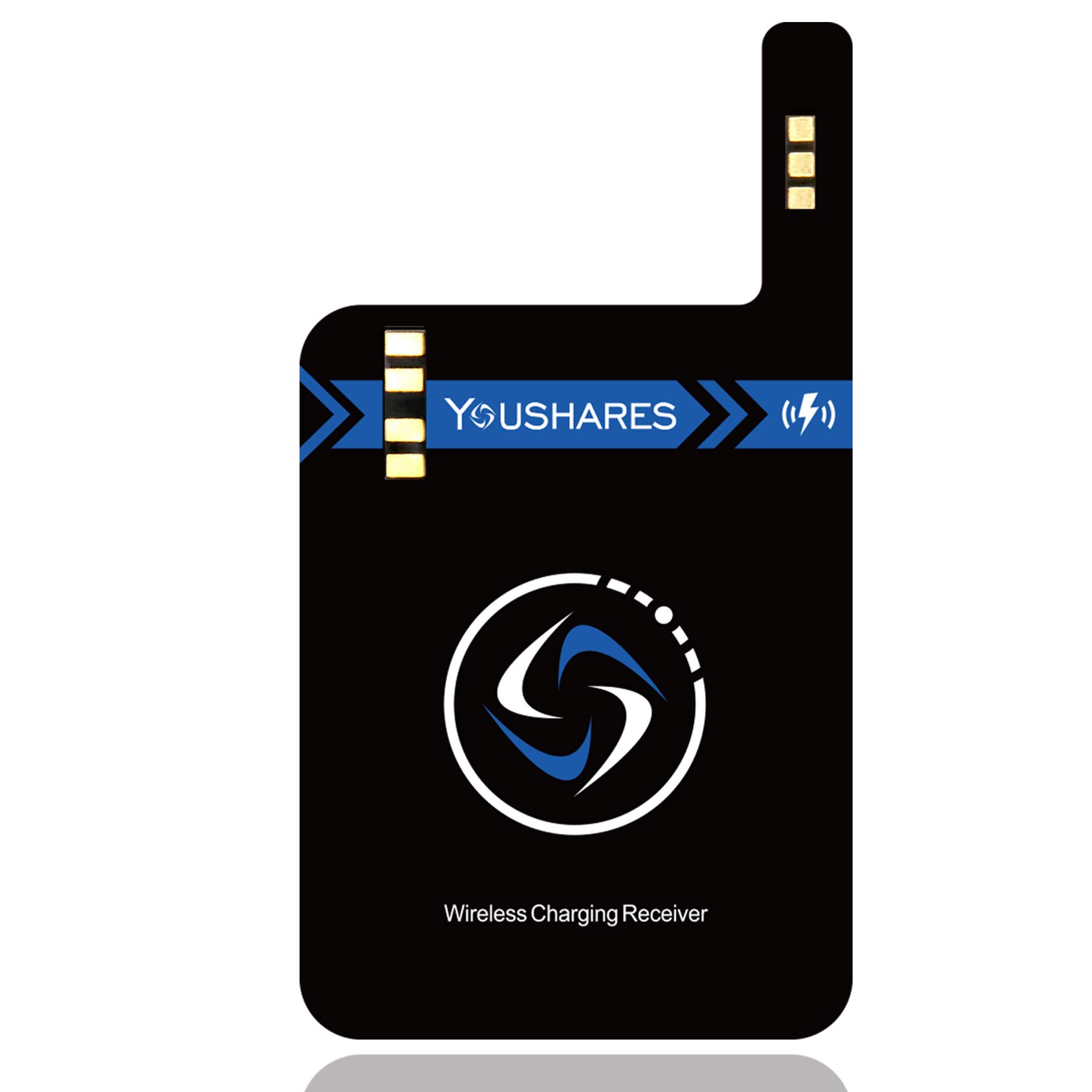 YOUSHARES Qi Wireless Charging Receiver for Samsung Galaxy Note 4 - Built-in Module Card Enables Universal Wireless Charging | Perfect for Home, Office & Travel Use with Any Qi-Compatible Charger