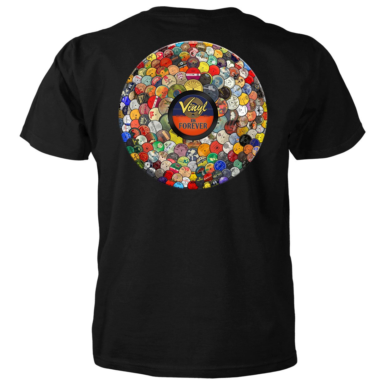 Vinyl is Forever Adult T-Shirt - Vintage Music Lover Gift, Retro Record Collector Tee - Perfect for Concerts, Music Festivals & Casual Wear
