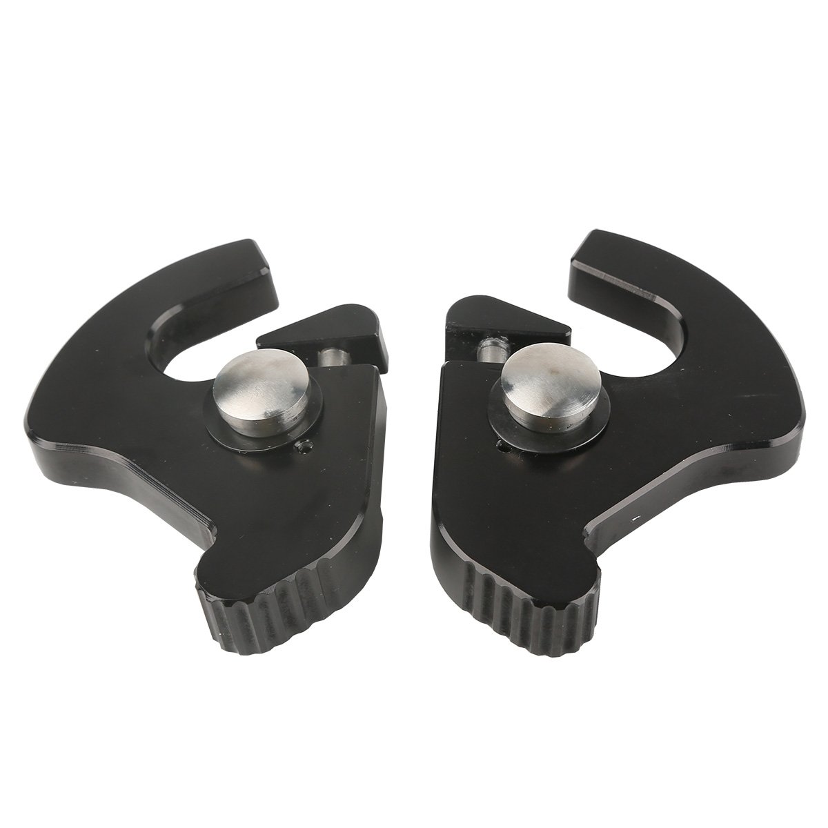 SLMOTO Sissy Bar Luggage Rack Docking Latch Clip Kit for Harley Davidson Detachable Rotary Parts - Motorcycle Touring Accessories for Road Trips & Storage Solutions