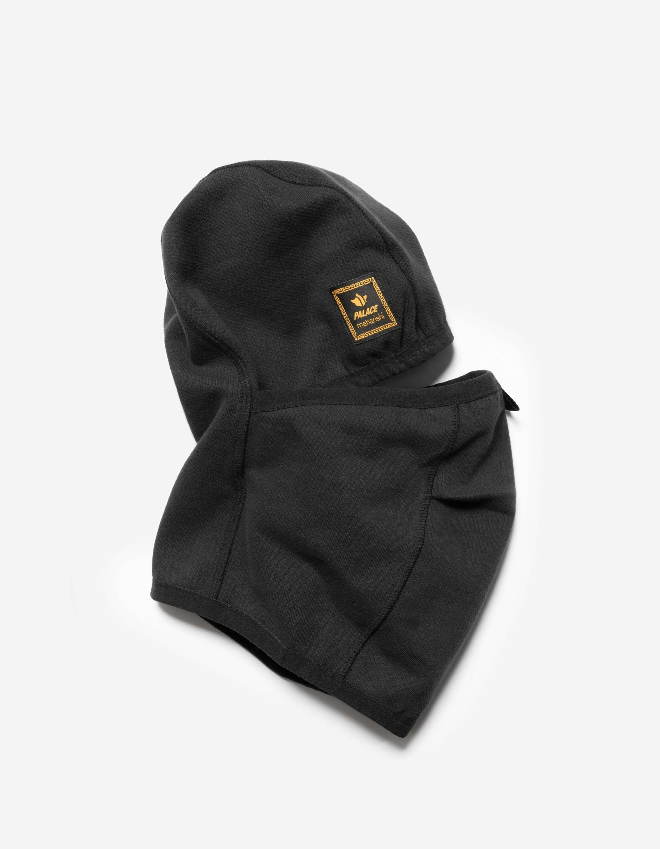 Palace Maharishi Barbute Balaclava Black - Winter Ski Mask for Snowboarding, Motorcycling & Outdoor Sports