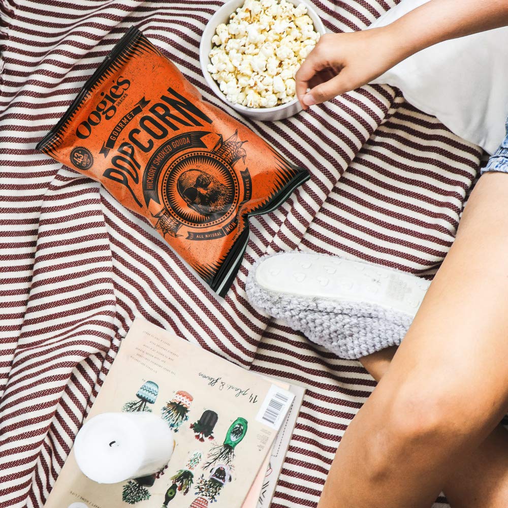 Oogie's Gourmet Popcorn 12-Pack Variety Flavor - Gluten Free, Non-GMO, 4.25oz Big Bags - Perfect for Movie Nights, Office Snacks & Party Favors