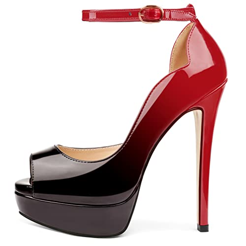 Red-black Ankle Straps