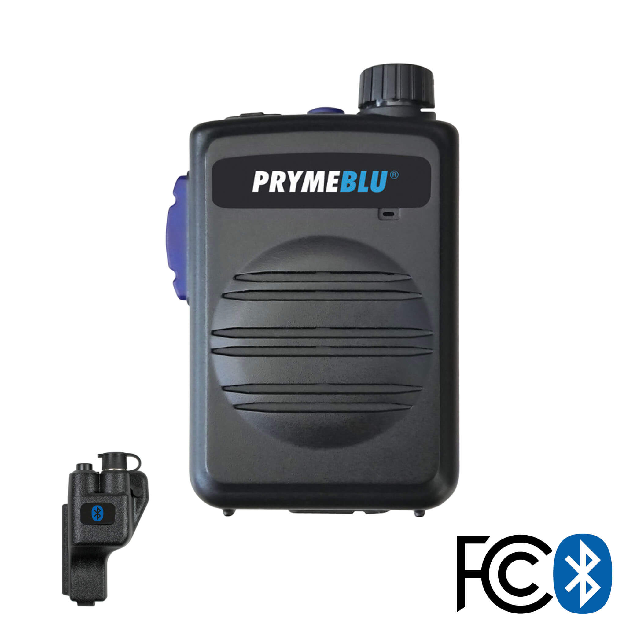Pryme BTH 550 Max 23 Bluetooth Speaker Mic with Volume Control & Adapter for Motorola XTS/Jedi Series - Hands-Free Communication for Police, Security & Outdoor Adventures