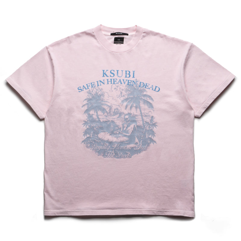 Ksubi Paradiso Ekcess T-Shirt - Ice Quartz Color | Stylish Graphic Tee for Men & Women | Perfect for Casual Wear, Street Fashion & Everyday Outfits