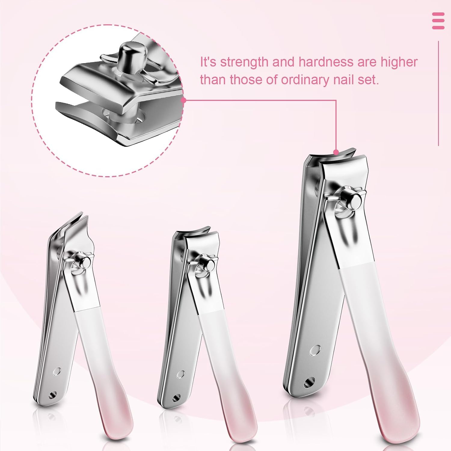 SWILAK 4-Piece Professional Nail Clipper Set - Stainless Steel Toe & Finger Nail Clippers for Thick Nails - Grooming Kit for Men & Women - Travel Essentials - Perfect Gift for Home, Salon & Travel Use (Green)