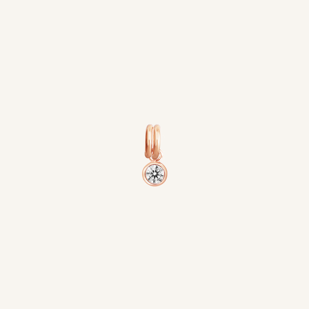 April Aura Birthstone Charm Necklace - Elegant Sterling Silver Pendant for Women - Perfect Gift for Birthdays, Anniversaries & Special Occasions - Ideal for Everyday Wear, Date Nights & Formal Events