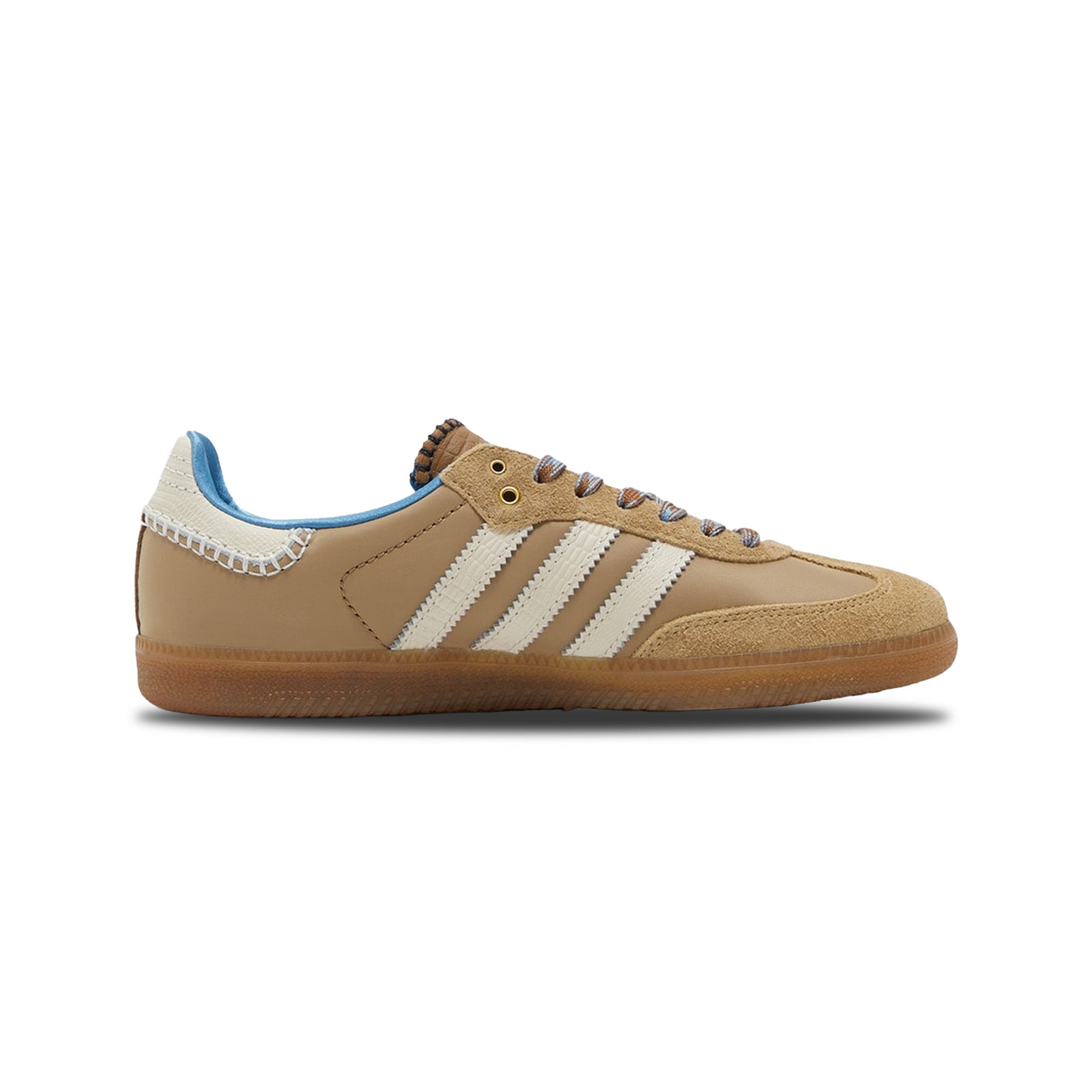 Adidas Samba Nylon Wales Bonner Sneakers - Desert White (2024) | Classic Unisex Athletic Shoes for Running, Gym & Casual Wear