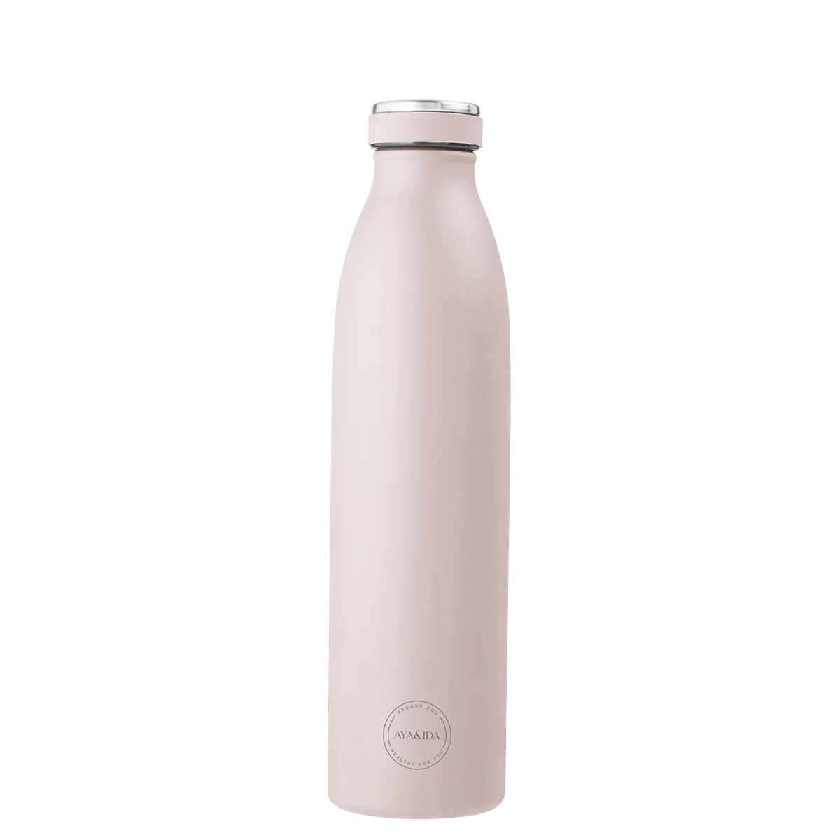 AYA&IDA 750ML Insulated Water Bottle - Soft Rose, Leak-Proof & BPA-Free, Perfect for Gym, Hiking & Office Hydration
