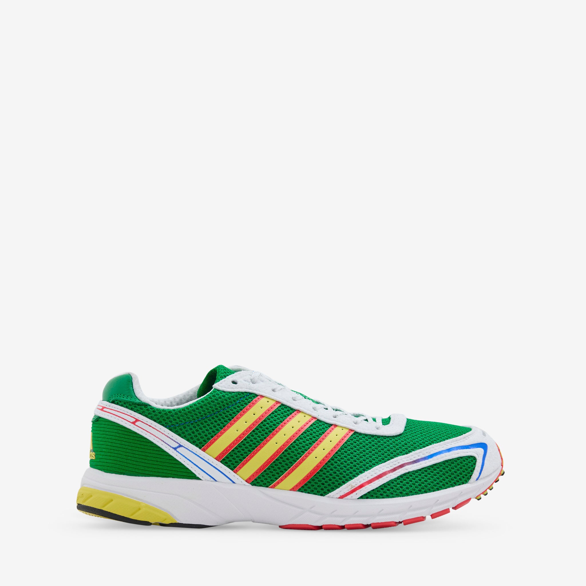 Adizero Adios OG Running Shoes for Men & Women - Green, Cloud White, Bright Red | Lightweight & Breathable for Marathon, Training & Daily Jogging