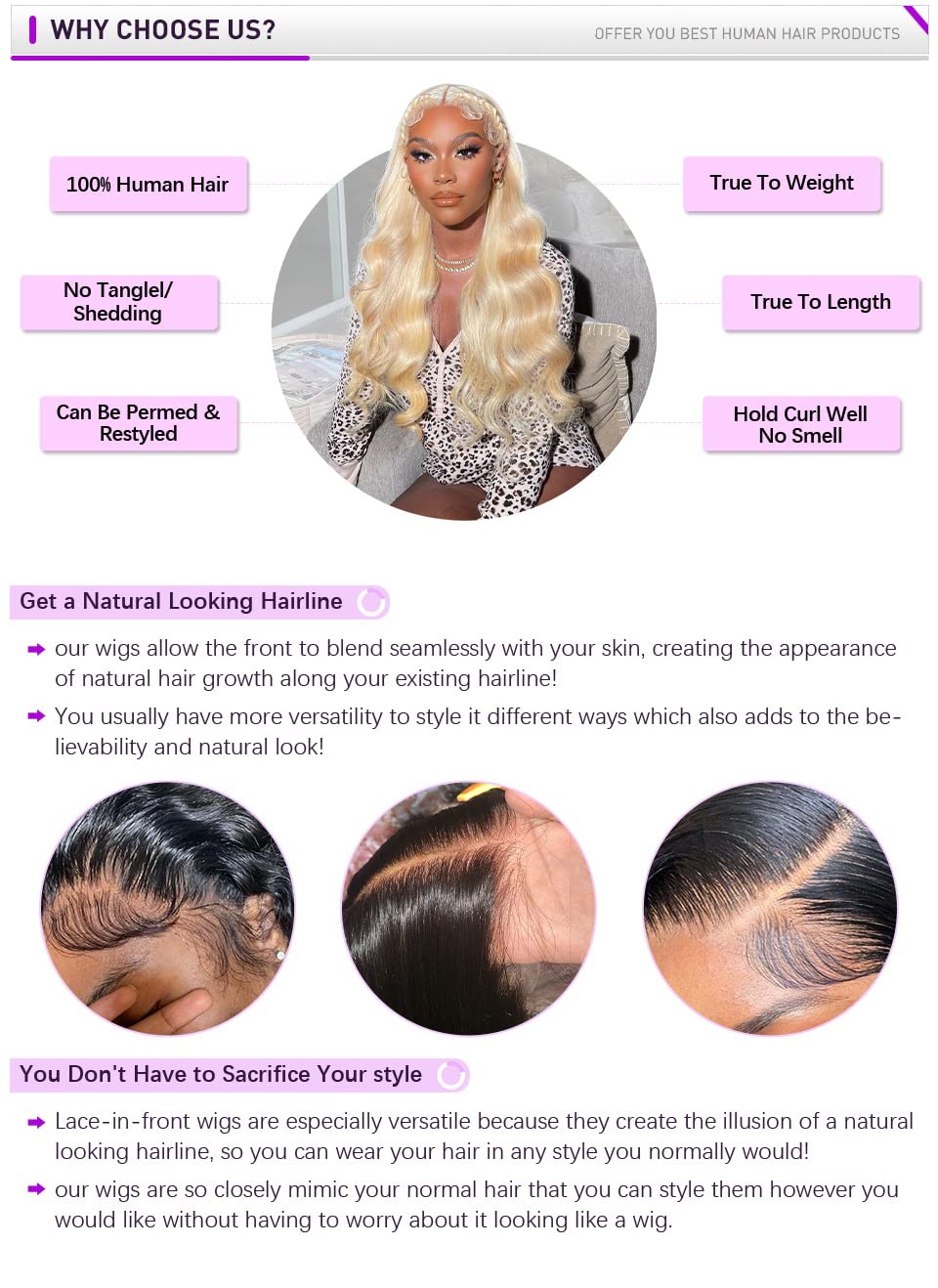 13x6 Transparent Lace Frontal Wig for Black Women - Pre Plucked Bleached Knots 4B/4C Kinky Curly Human Hair | Highlight Ginger Brown Jerry Curly Remy Hair with HD Lace & Deep Parting | Perfect for Daily Wear, Cosplay & Special Occasions