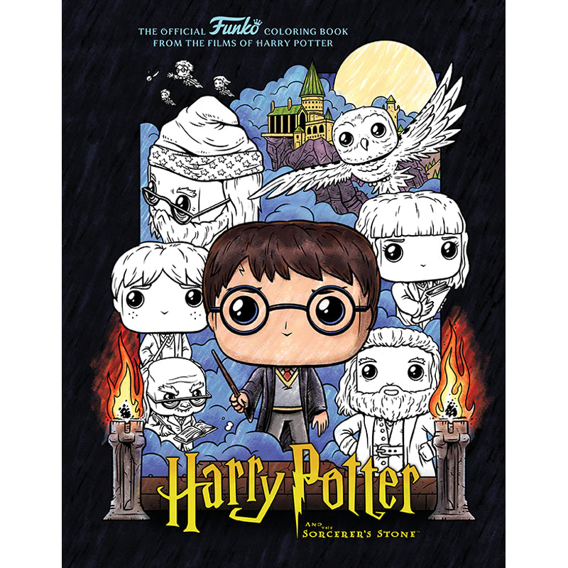 Funko Pop! Harry Potter and the Sorcerer's Stone Official Coloring Book - Magical Art Therapy for Kids & Adults | Perfect for Relaxation, Gifts, and Harry Potter Fans Collection