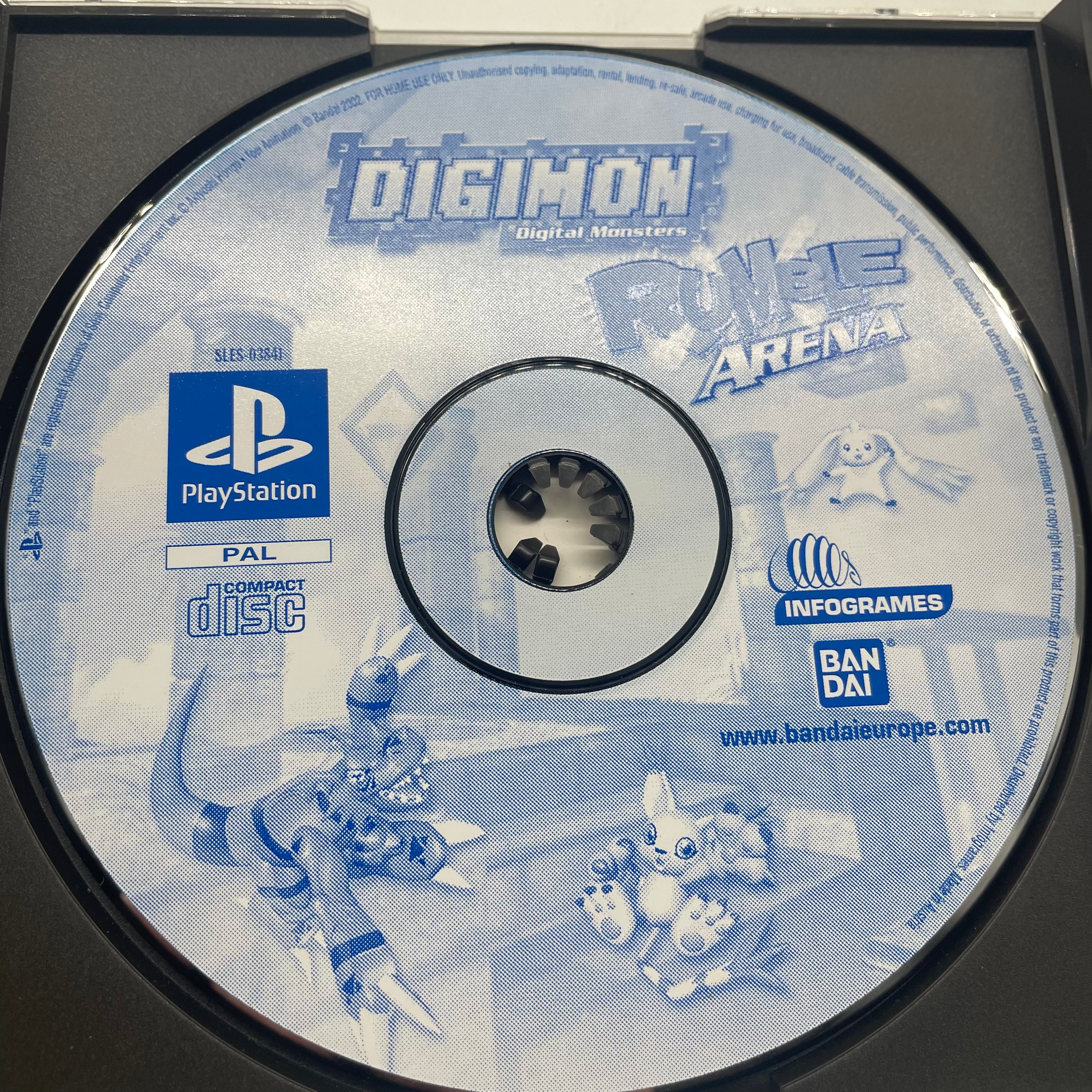 Digimon Digital Monsters Rumble Arena PS1 Game for PlayStation 1 - Complete with Original Manual (PAL Version) - Perfect for Retro Gaming Collectors and Digimon Fans