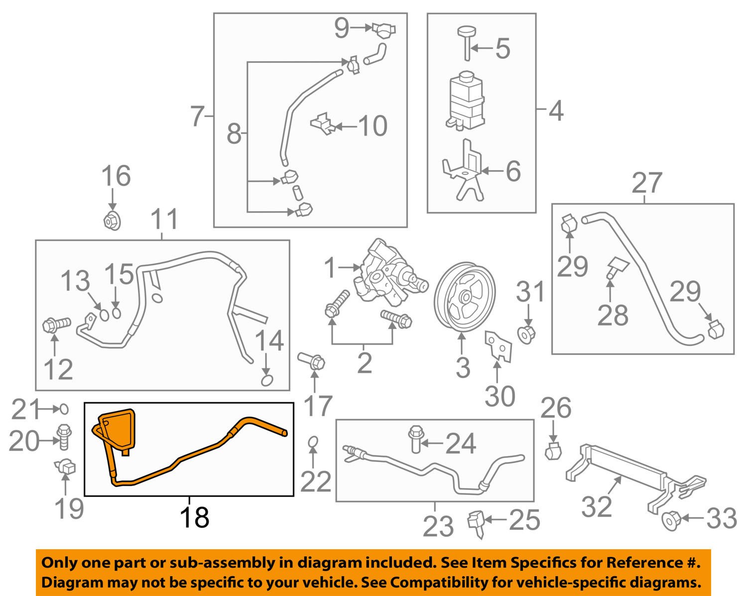 Genuine GM 25971334 Power Steering Gear Outlet Hose - Replacement Part for Chevy, GMC, Cadillac - Perfect for Off-Roading, Towing & Daily Driving