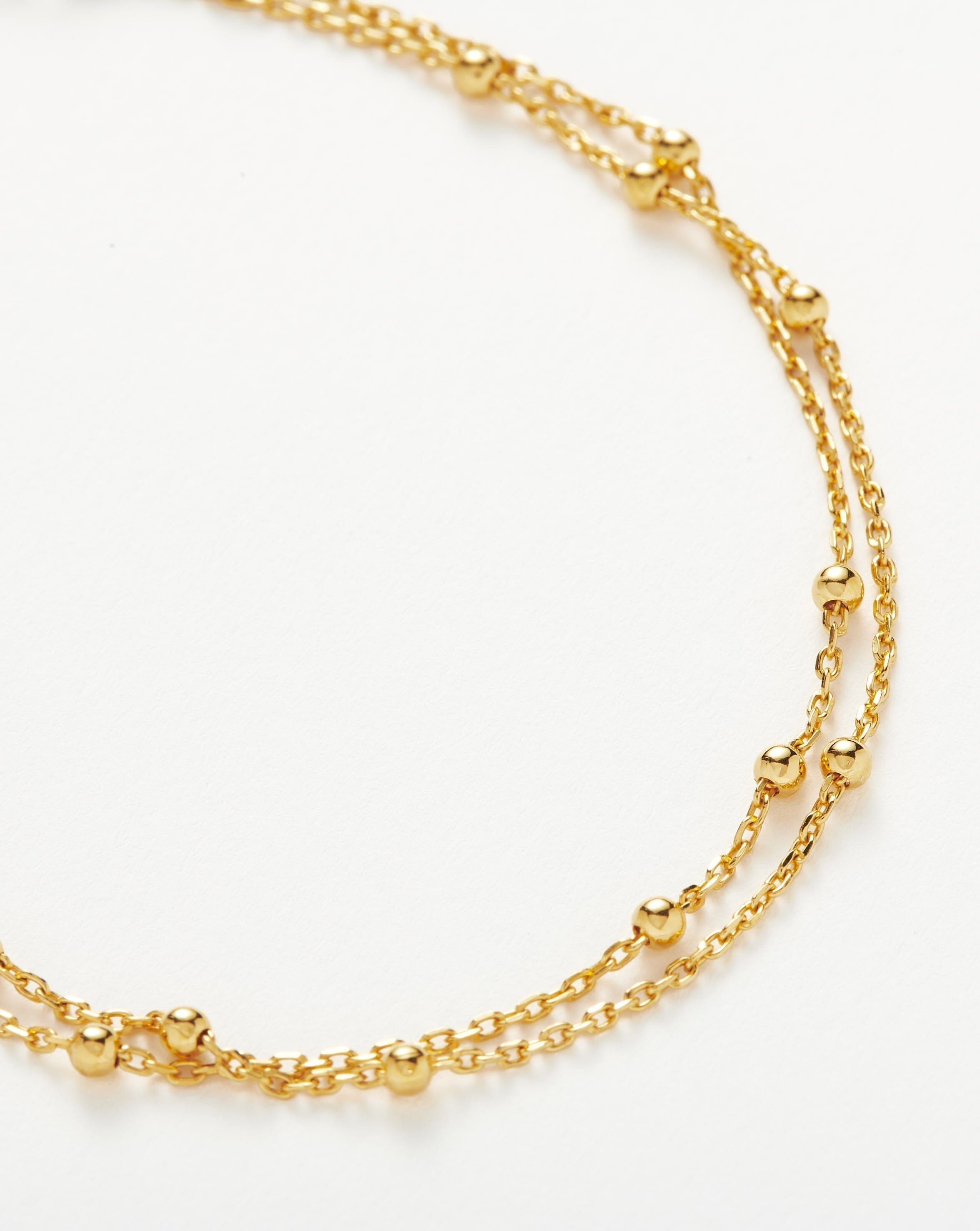 Double Chain Bracelet for Women - Elegant Layered Gold & Silver Jewelry - Perfect for Daily Wear, Parties & Gifts