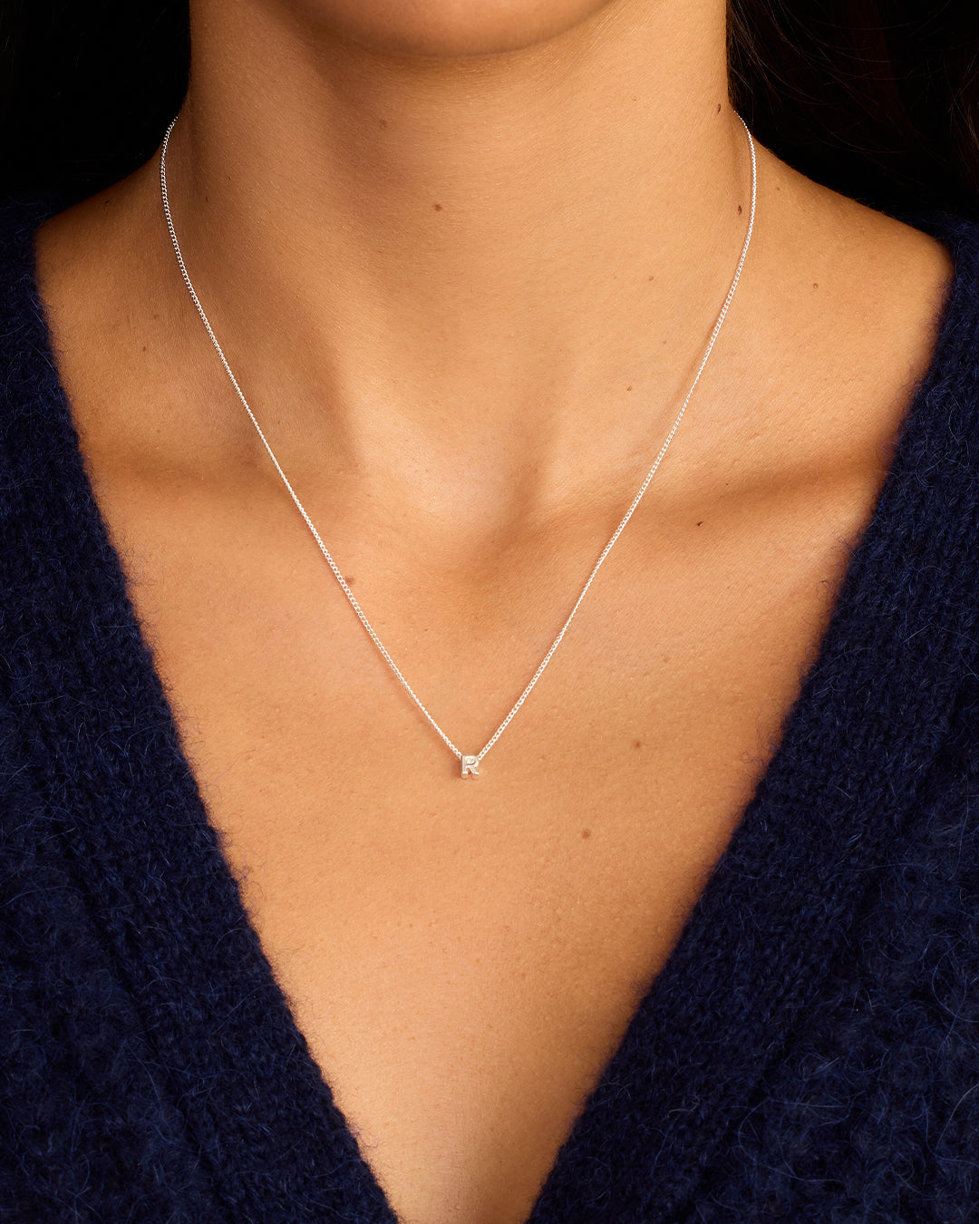 Wilder Mini Alphabet Necklace - Personalized Initial Pendant Jewelry for Women | Perfect Gift for Birthday, Anniversary & Everyday Wear