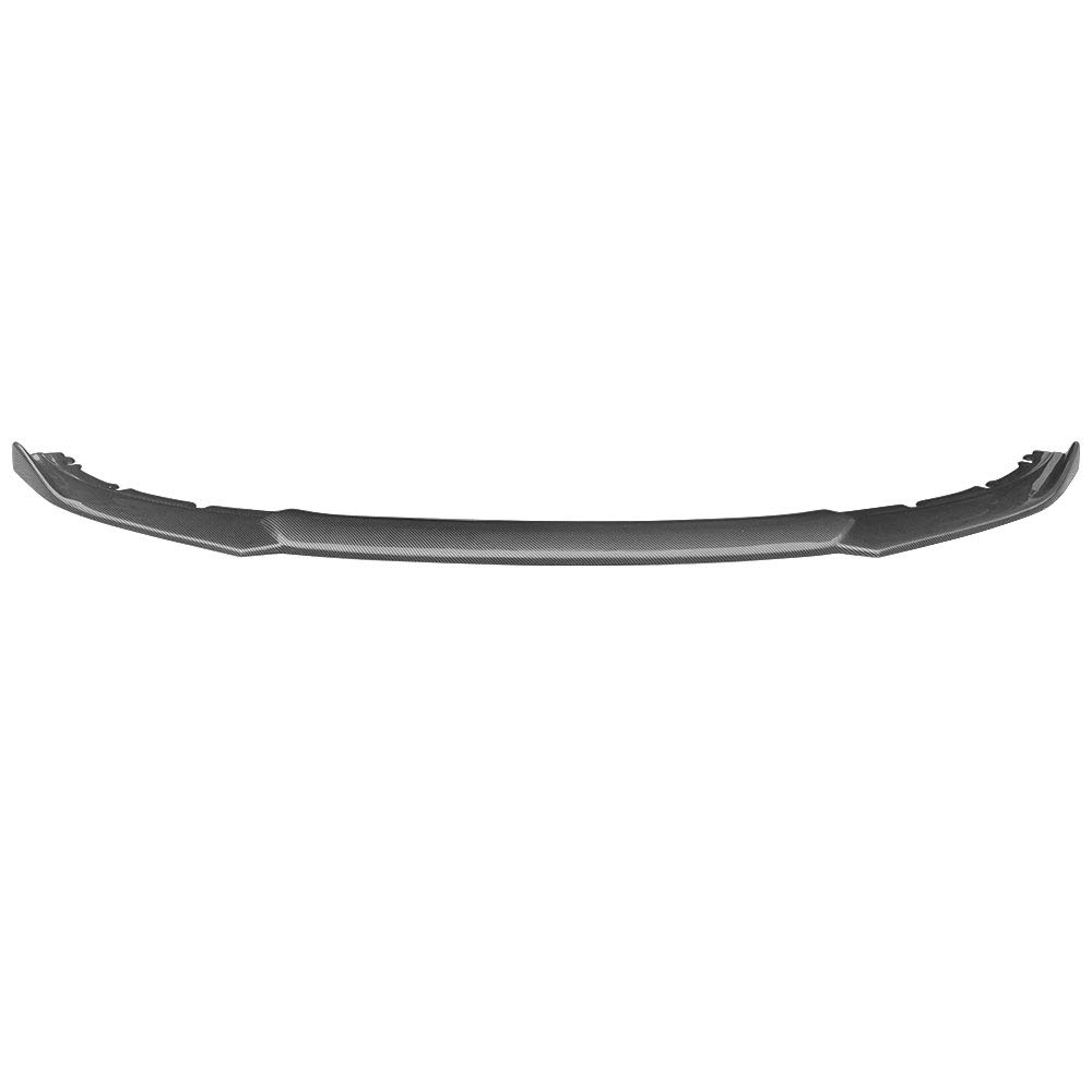 FREEMOTOR802 Carbon Fiber Front Bumper Lip Spoiler for 2013-2014 Ford Mustang | IKON Style CFL Splitter Valance Guard | Aggressive Look & Enhanced Aerodynamics | Perfect for Car Shows & Street Performance