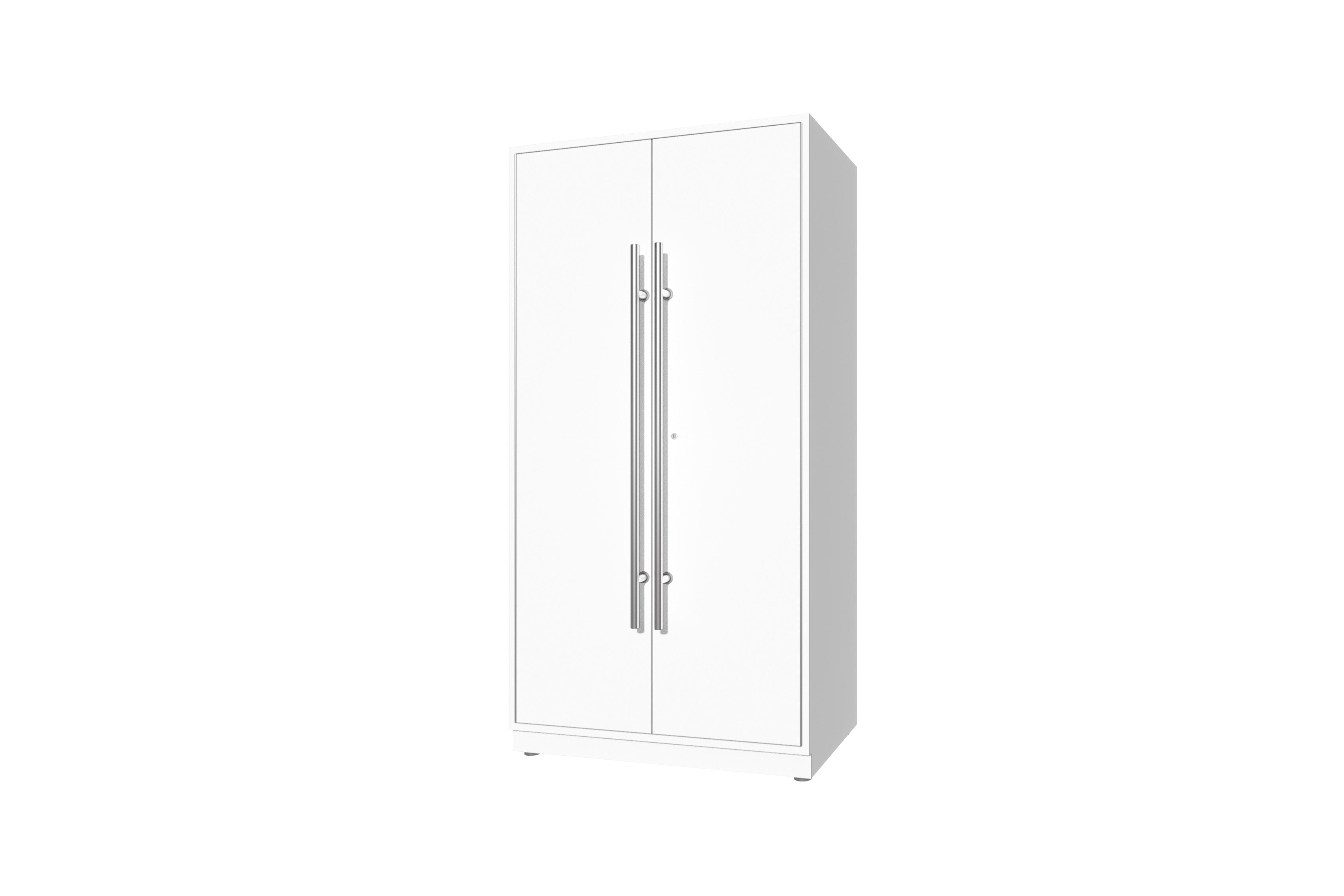 ProSlat LUX Locker Cabinet - 40 Inch Wide Metal Storage Organizer for Garage, Office & Workshop | Heavy Duty Wall Mounted Shelving Unit