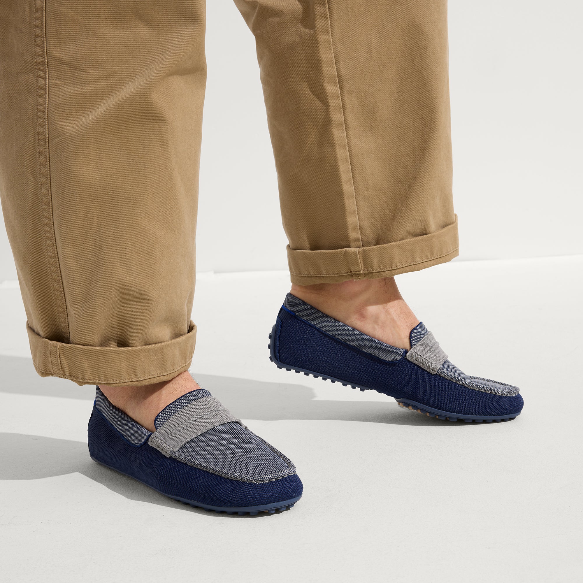 Amalfi Blue Driving Loafers - Comfortable Men's Slip-On Shoes for Casual Wear & Travel | Perfect for Driving, Office & Everyday Use
