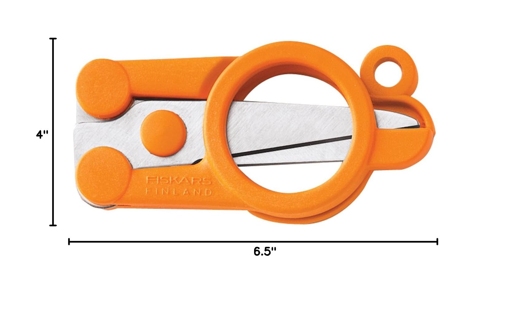 Portable Folding Scissors - Compact & Safe Travel Scissors for Camping, Hiking, First Aid Kits & Everyday Carry (EDC)