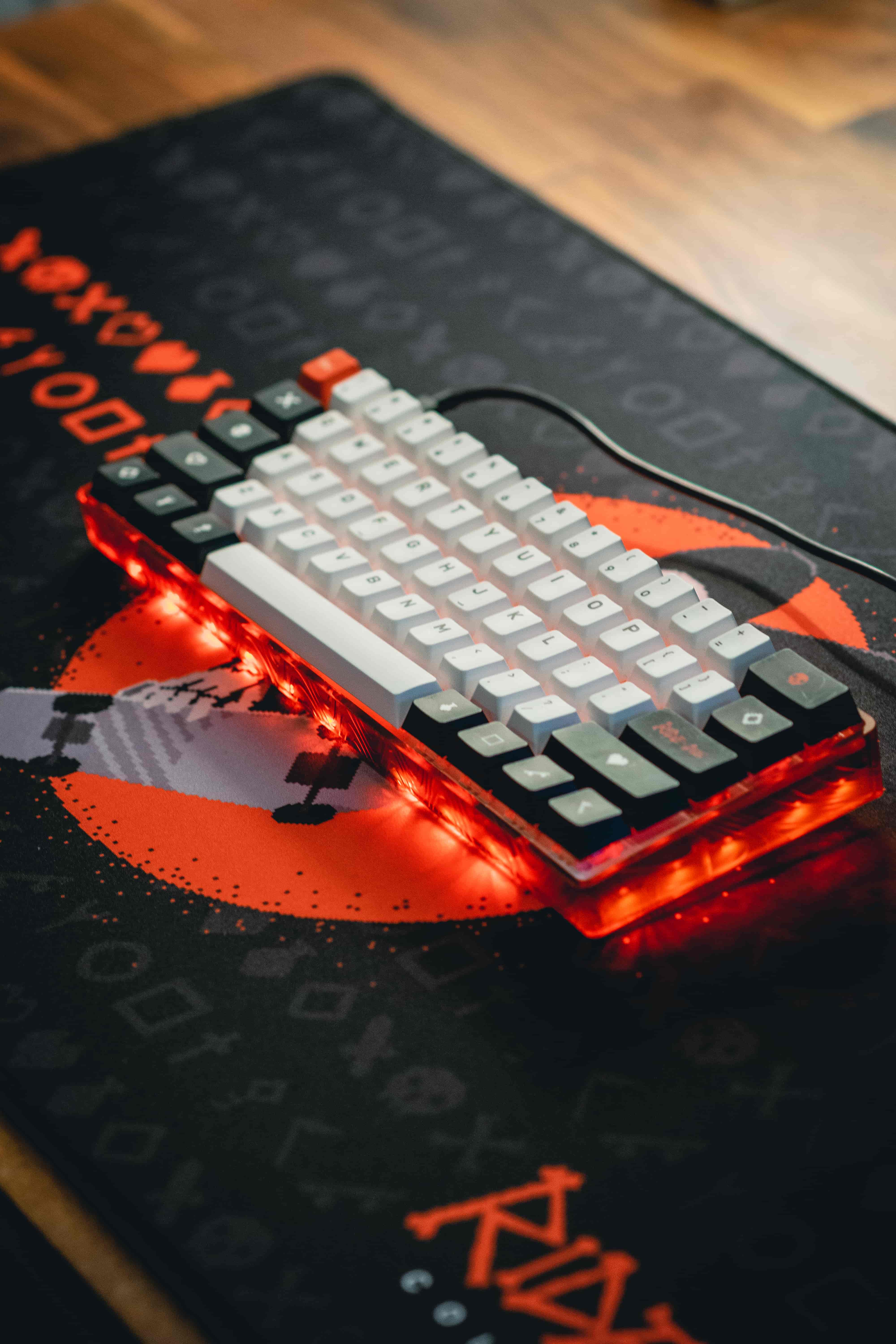 Ride or Die XL Black Gaming Desk Pad - Non-Slip Mouse Pad for PC, Laptop & Office Work - Large Extended Keyboard Mat (36x16in)